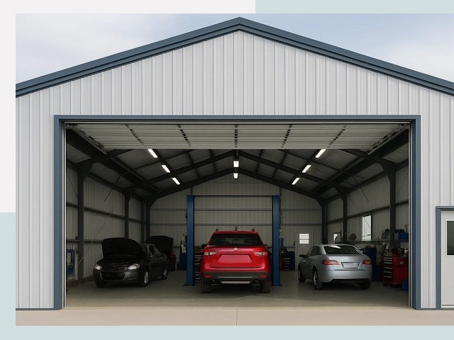 Ангары из сэндвич панелей от 656 руб. в Южноуральск