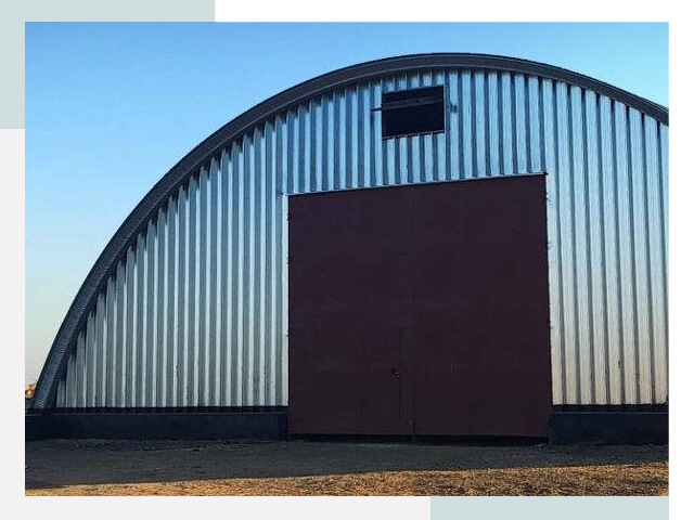 Бескаркасные ангары в Южноуральске