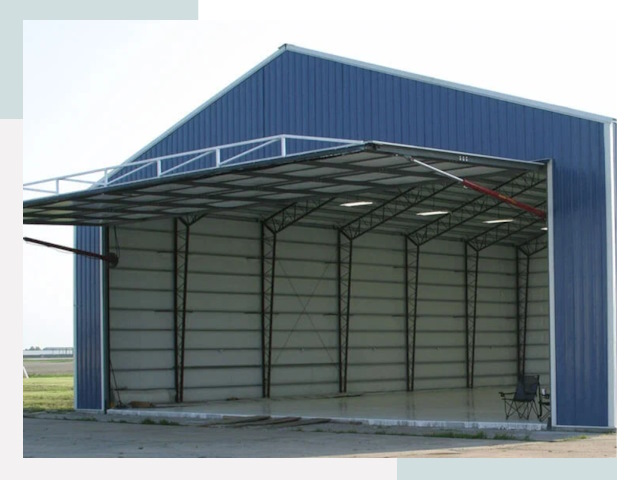 Прямо стенные ангары в Южноуральске