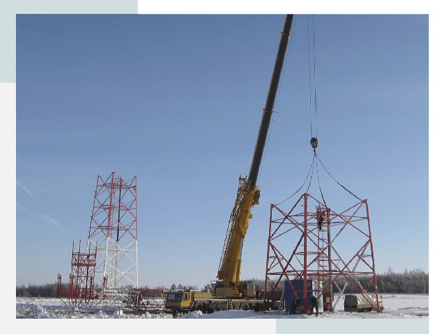 Монтаж вышек связи в Южноуральске