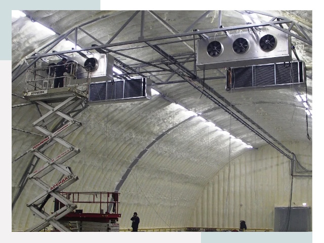 Оснащение ангаров в Южноуральске
