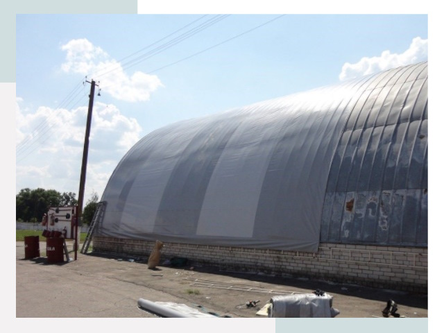 Ремонт ангаров в Южноуральске